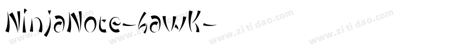 NinjaNote-4awK字体转换
