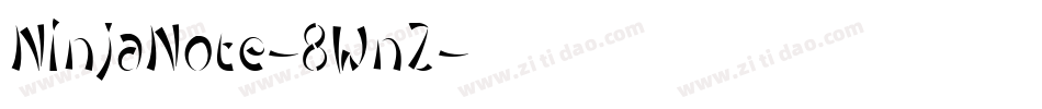 NinjaNote-8WnZ字体转换