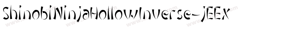 ShinobiNinjaHollowInverse-jEEx9字体转换