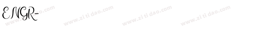 ENGR字体转换