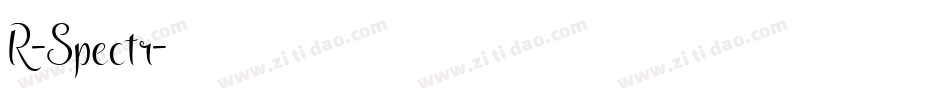 R-Spectr字体转换