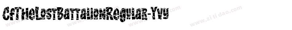 CfTheLostBattalionRegular-Yvy8字体转换