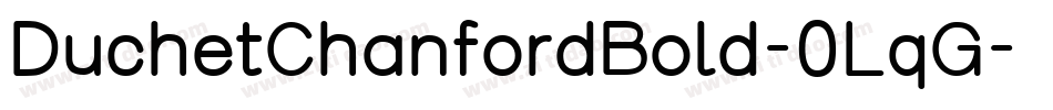 DuchetChanfordBold-0LqG字体转换