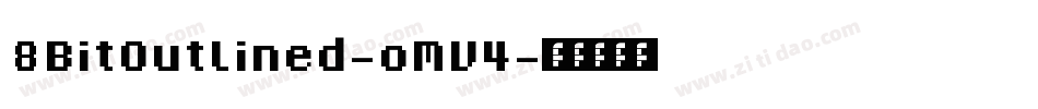 8BitOutlined-oMV4字体转换