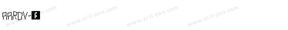 AARDV字体转换