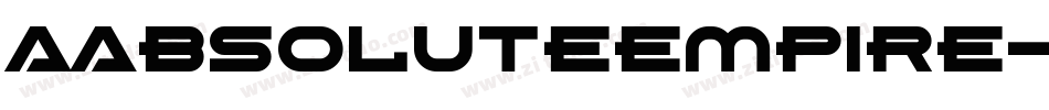 AAbsoluteEmpire-axyaJ字体转换