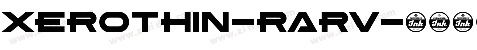 XeroThin-RARV字体转换
