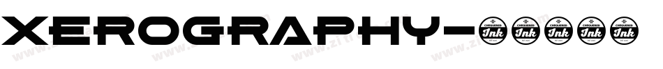 Xerography字体转换