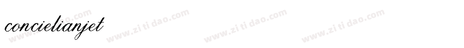 concielianjet字体转换