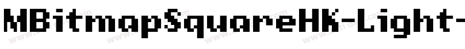 MBitmapSquareHK-Light字体转换