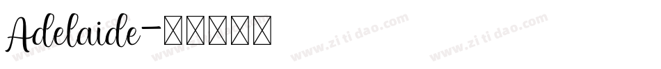 Adelaide字体转换