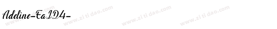 Adeline-EaJD4字体转换