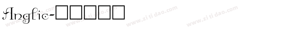 Anglic字体转换