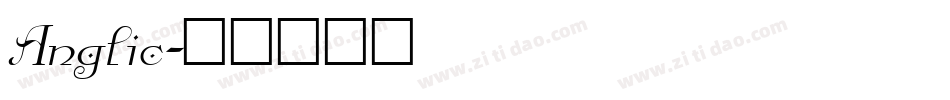 Anglic字体转换