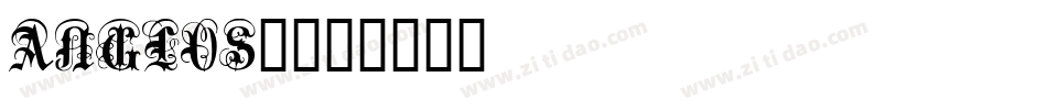ANGLOS1字体转换