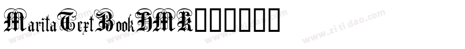MaritaTextBookHMK字体转换