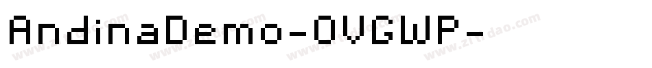 AndinaDemo-OVGWP字体转换