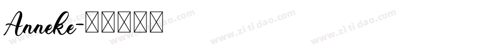 Anneke字体转换