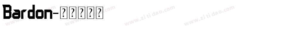 Bardon字体转换