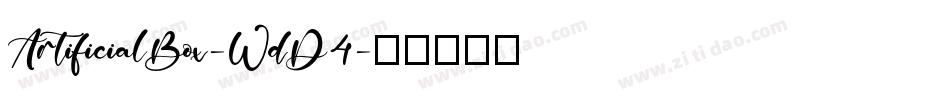 ArtificialBox-WdD4字体转换