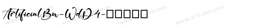 ArtificialBox-WdD4字体转换
