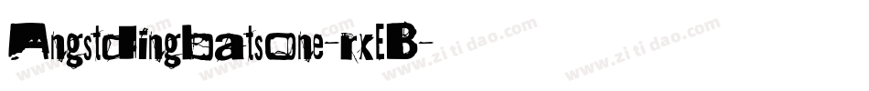 Angstdingbatsone-rxEB字体转换