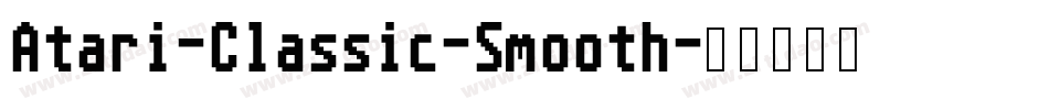Atari-Classic-Smooth字体转换
