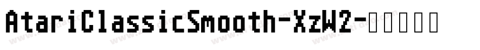 AtariClassicSmooth-XzW2字体转换