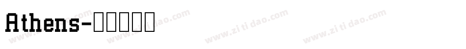 Athens字体转换