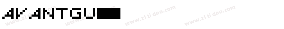 AVANTGU字体转换
