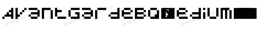 AvantGardeBQ-Medium字体转换