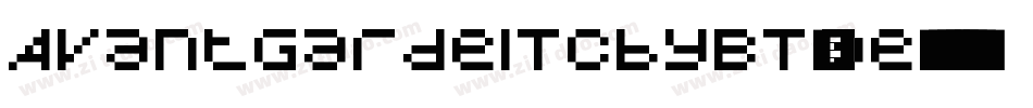 AvantGardeITcbyBT-De字体转换