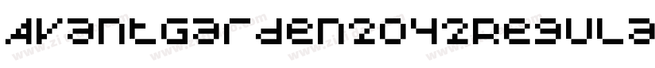 AvantGarden2042Regular-jnw0字体转换