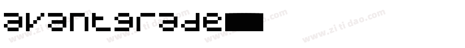 avantgrade字体转换