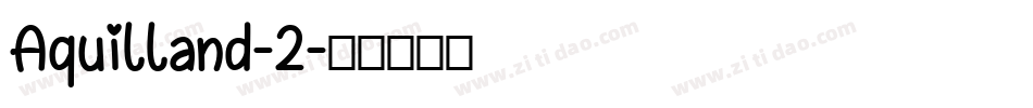 Aquilland-2字体转换