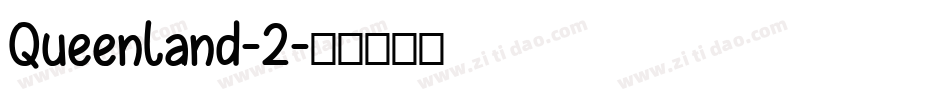 Queenland-2字体转换