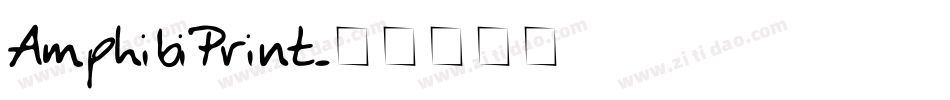 AmphibiPrint字体转换