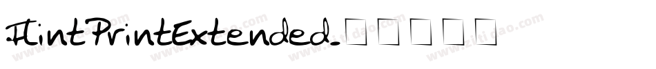 FlintPrintExtended字体转换