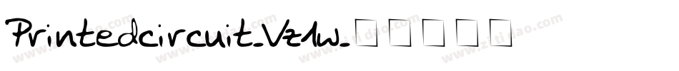 Printedcircuit-Vz1w字体转换