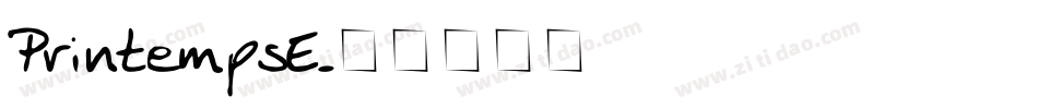 PrintempsE字体转换