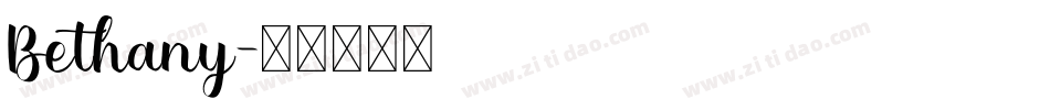 Bethany字体转换
