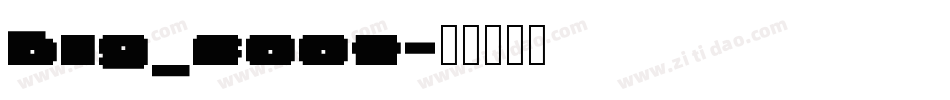 big_foot字体转换