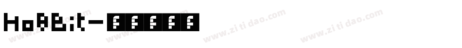 Ho8Bit字体转换