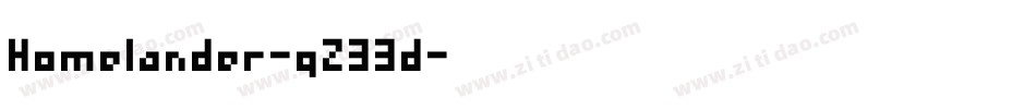 Homelander-qZ33d字体转换