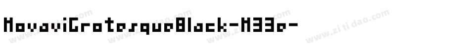 MovaviGrotesqueBlack-M33e字体转换