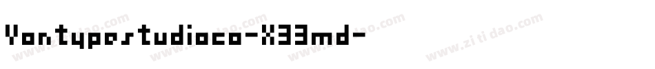 Yontypestudioco-X33md字体转换