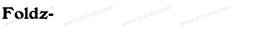Foldz字体转换