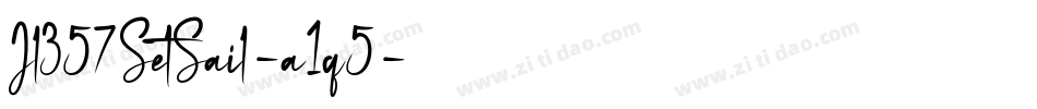 Jl357SetSail-a1q5字体转换