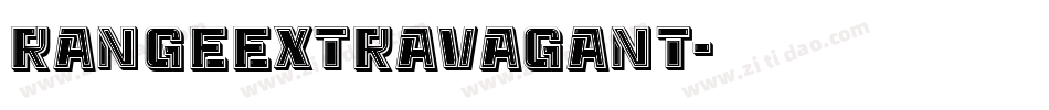 RangeExtravagant字体转换
