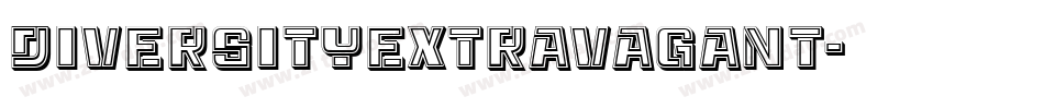 DiversityExtravagant字体转换